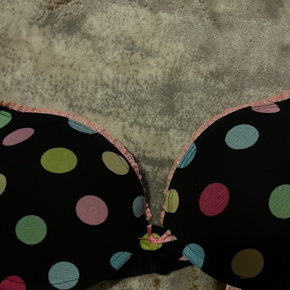 So Black Push Up Bra with Lace - Picture 4 of 4